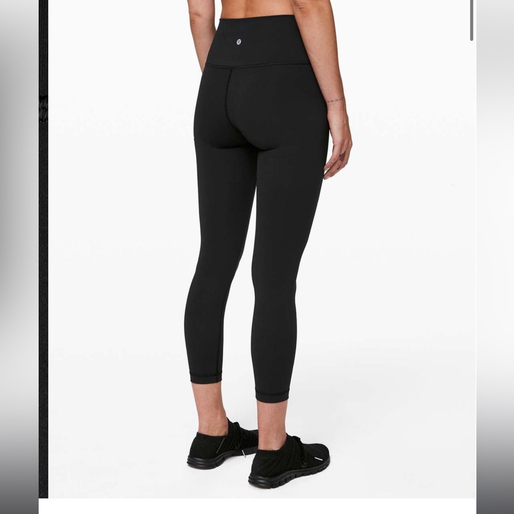 Lululemon Wunder Under High-Rise Tight 25" *Full-On Luxtreme black size 4